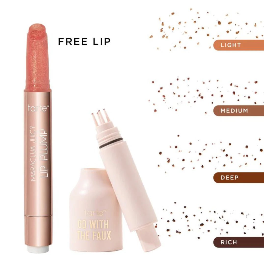 Tarte Freckle Stamp & Juicy Lip Shimmer Set - Skin Fizz