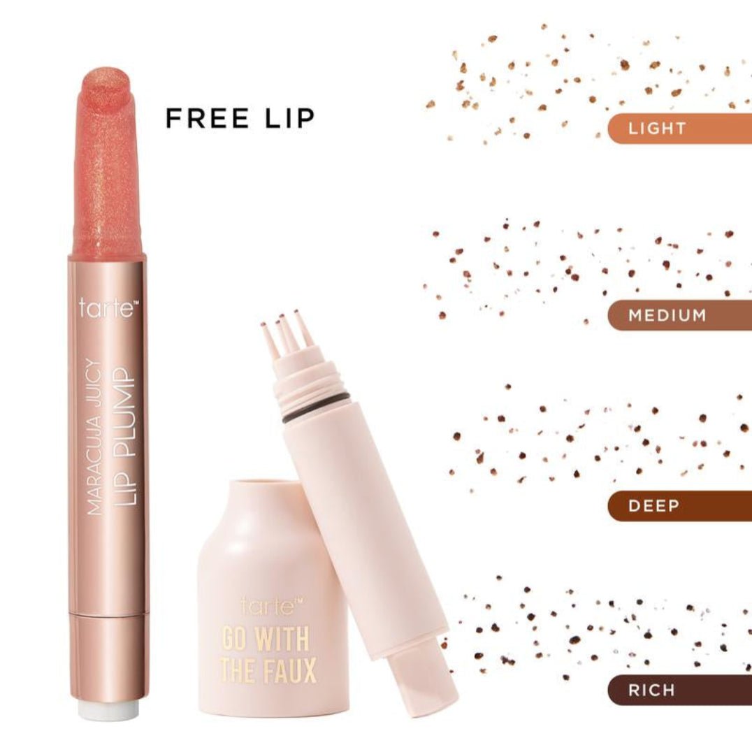Tarte Freckle Stamp & Juicy Lip Shimmer Set - Skin Fizz